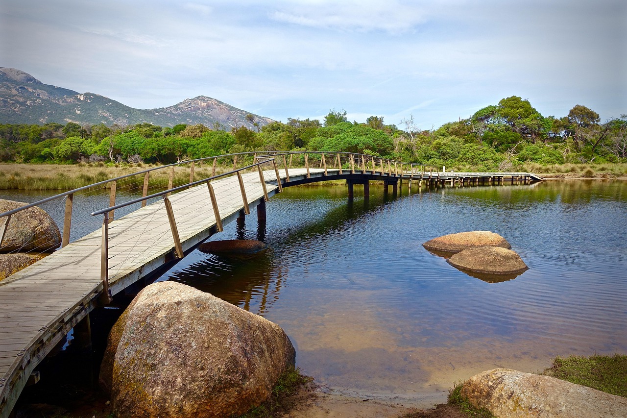 Download free HD stock image of Bridge Tidal River Free Bridge Tidal River photo and picture