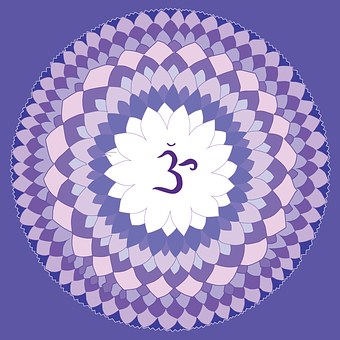 Violett, Weiß, Chakra, Kronenchakra