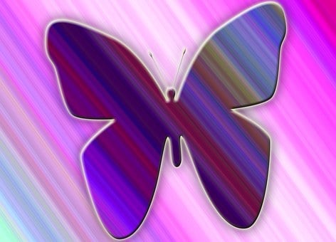 Free Butterfly Garden illustration and picture
