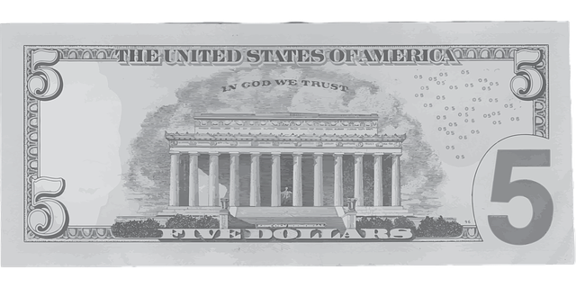 Dollar, Fem, Abraham, Lincoln
