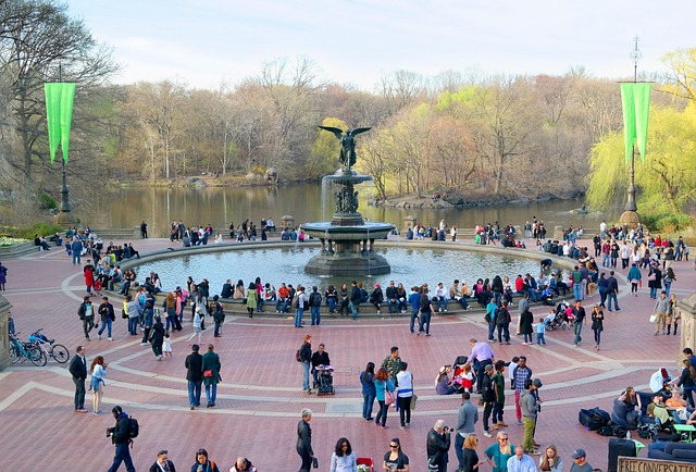 Free Fountain Central Park photo and picture