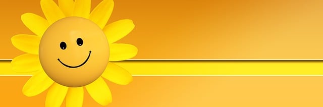 Free logo concept sunflower illustration