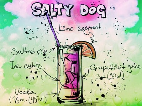 Free Cocktail Salty Dog illustration and picture