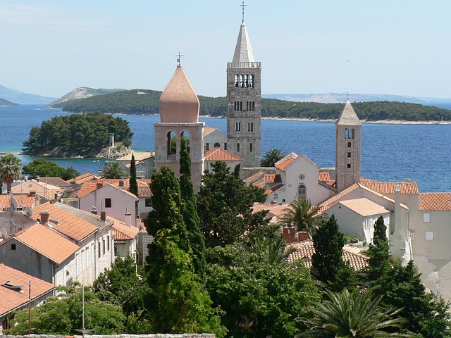 Byen Rab, Rab, Kroatien, Adria, Vand