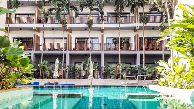 Free Hotel Swimming Pool photo and picture