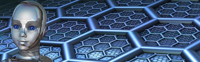 Free banner header robot illustration