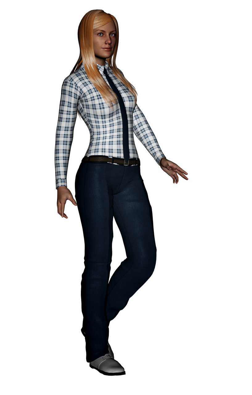 Mujer, Deportivo, Rubio, Joven, Modelo