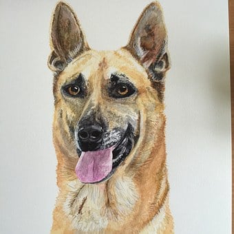 Free Painting Shepherd illustration and picture
