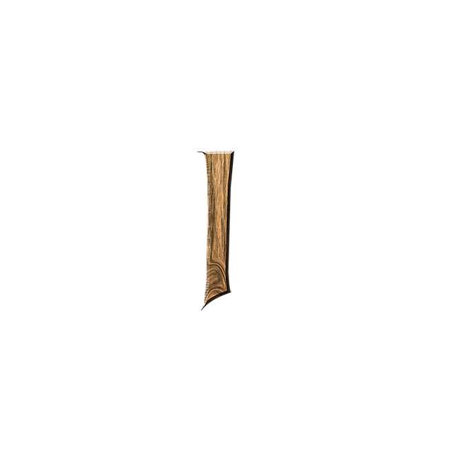 Free wooden i i letter illustration