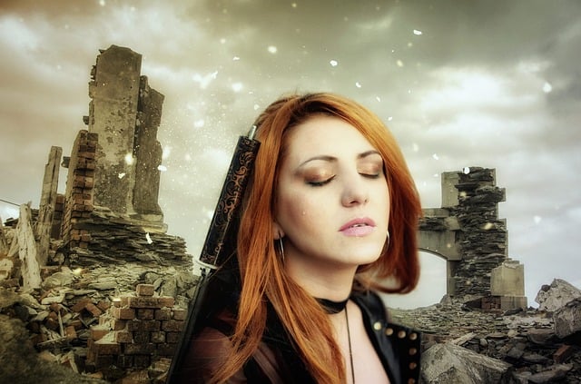 Free gothic fantasy sci-fi illustration