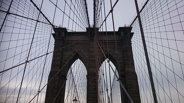 Free New York Brooklyn Bridge photo and picture