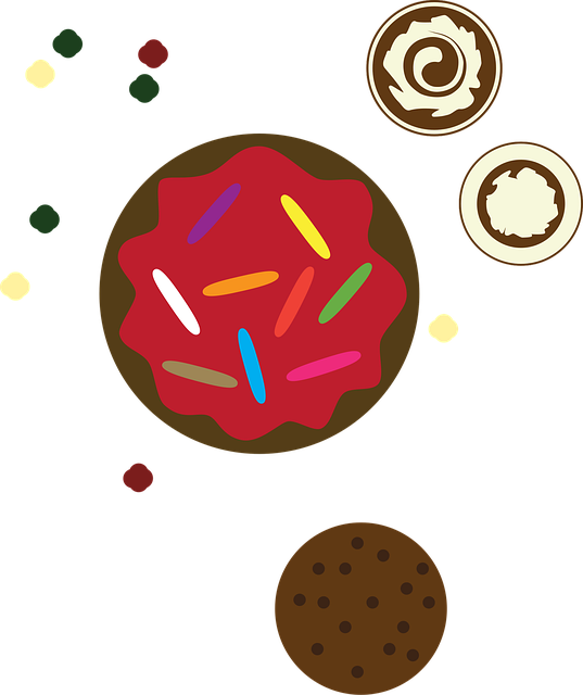 Free candy dessert cookie illustration