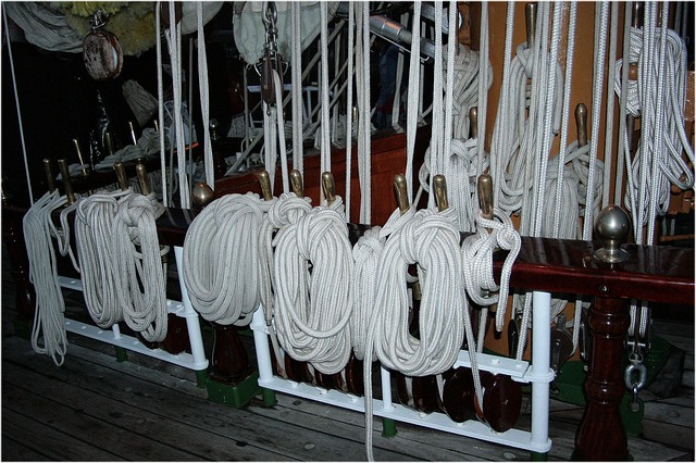 Free Ropes Sail Boat photo and picture