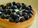 blueberry, torte, dessert