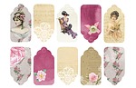 vintage, ladies, tags