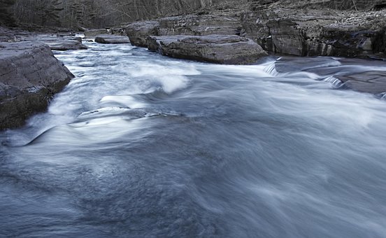 Agua, Waterscape, Rocas, Naturaleza