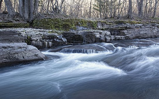 Agua, Waterscape, Rocas, Naturaleza