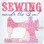 sewing, collage, art