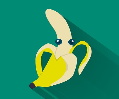 Free Banana Green Background illustration and picture