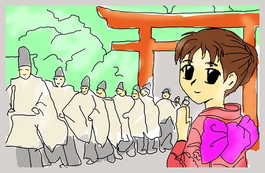 Free Tuning Girl illustration and picture