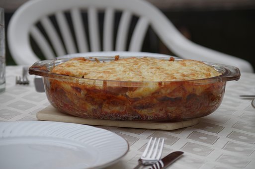 Lasagne, Maaltijd, Lunch, Pasta, Kom