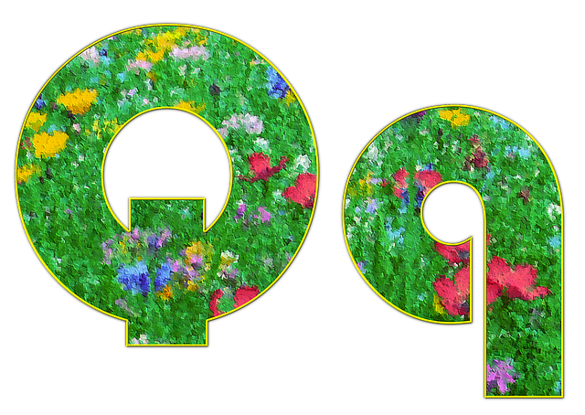 Q, Carta, Alfabeto, Fonte, Primavera
