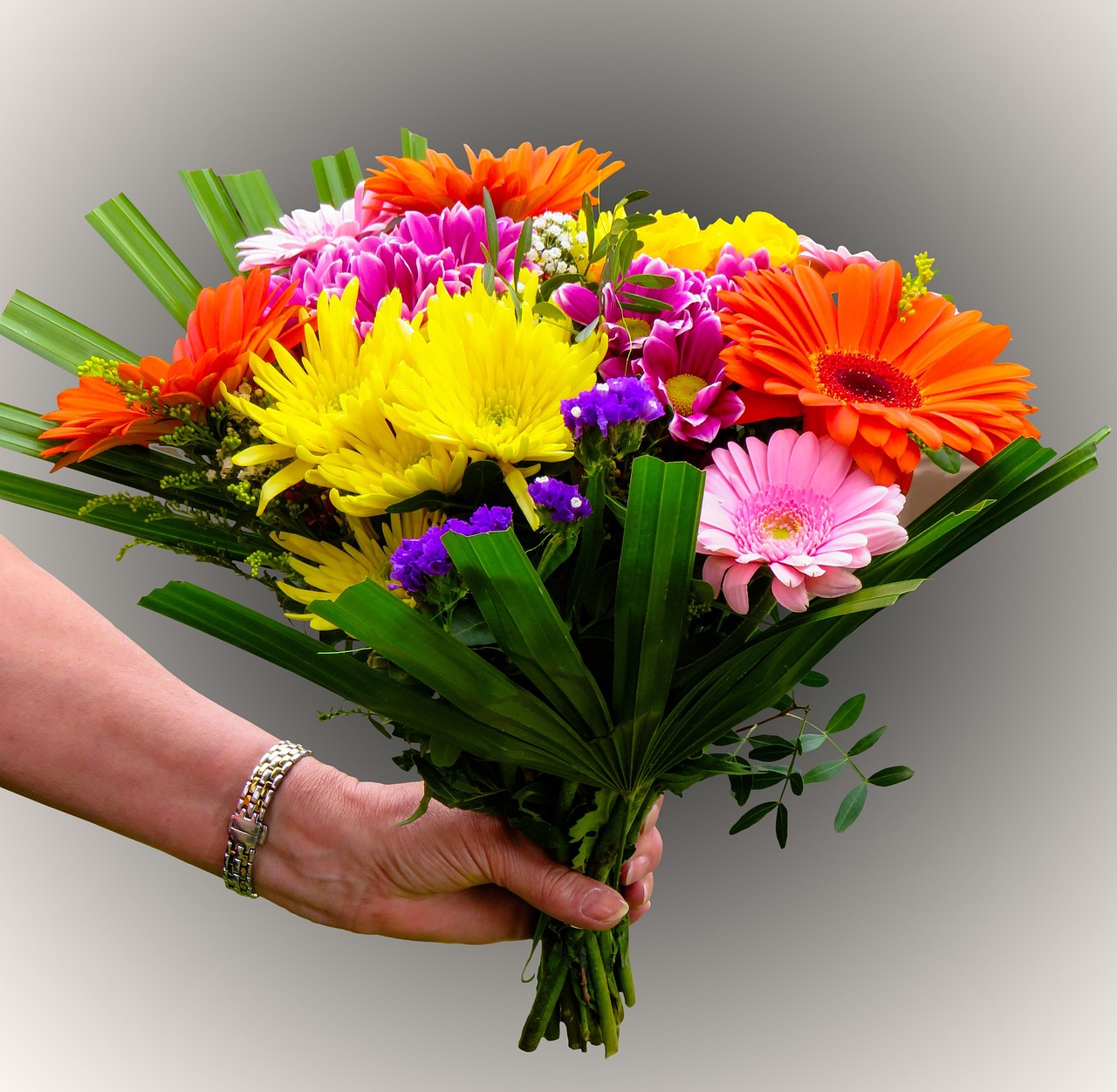 Flower Bunch Of Flowers To Hand Free photo on Pixabay Pixabay