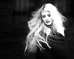 woman, blond, hair