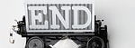 typewriter, end, font