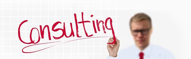 Free businessman consulting business illustration