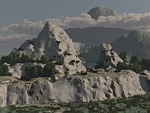 coming soon, 3d art, mountains