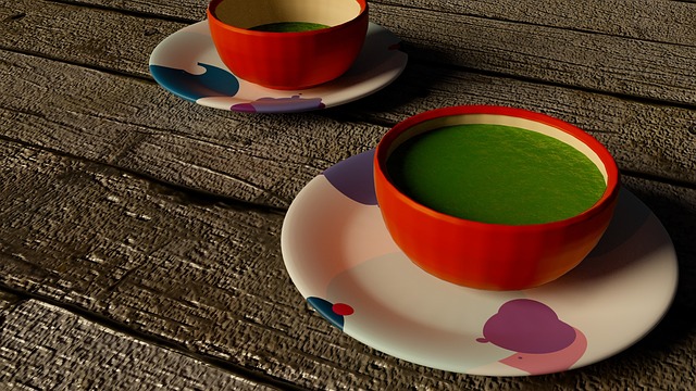 Free cup tea green illustration