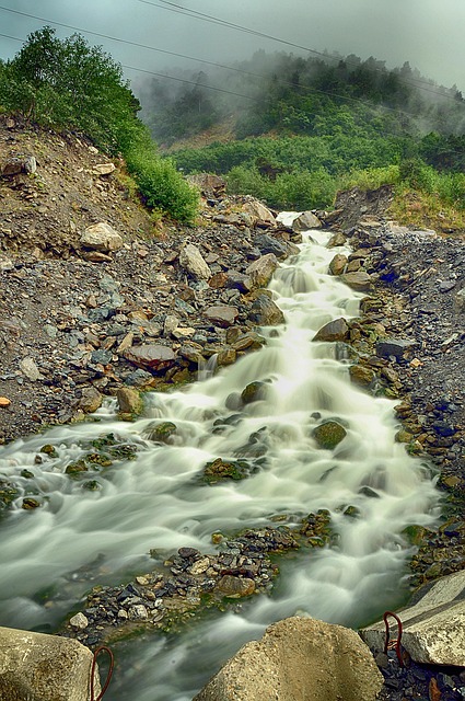 Free Waterfall Caucasus photo and picture