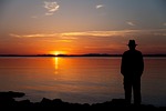 galway bay, sunset, galway