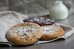 cookies, nut cookies, light cookies