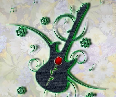 Free Guitar Rock Music illustration and picture