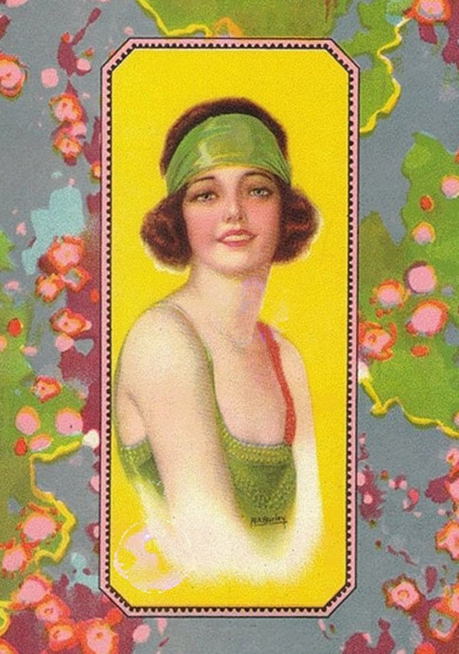Download Vintage, Flapper, Art. RoyaltyFree Stock Illustration Image