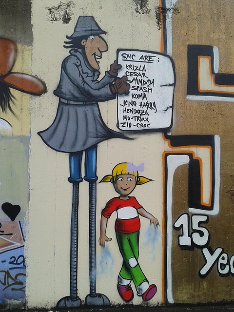 Pintada, Arte, Arte Callejero