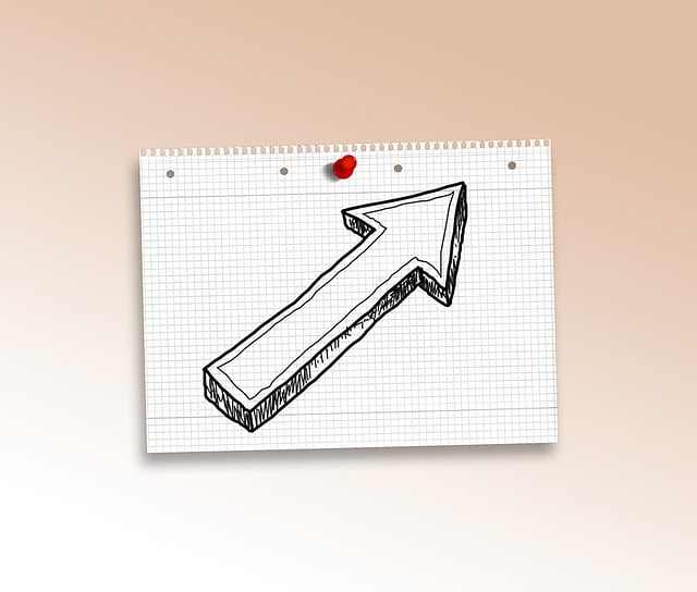 Free doodle arrow paper illustration