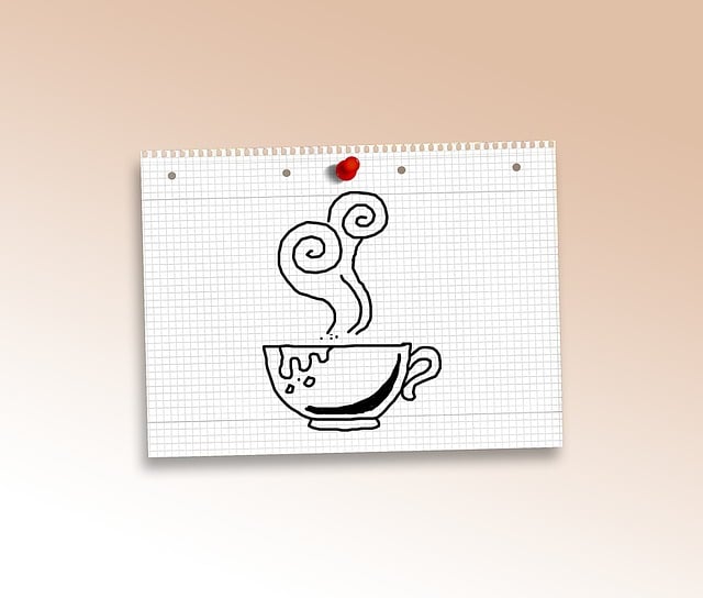 Free doodle coffee tea illustration