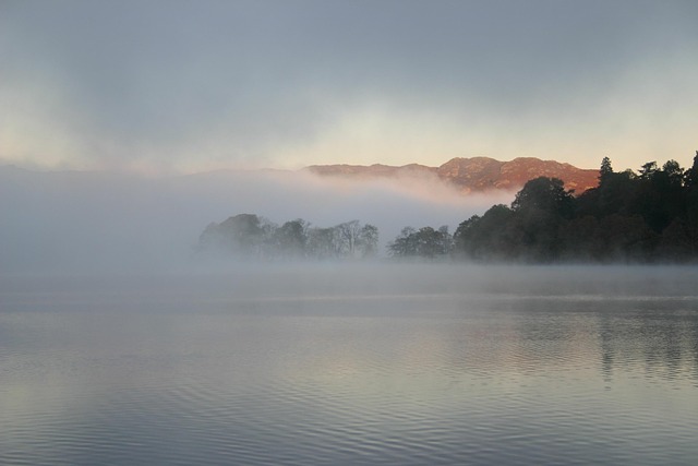 Windermere, Lago, Distrito, Neblina