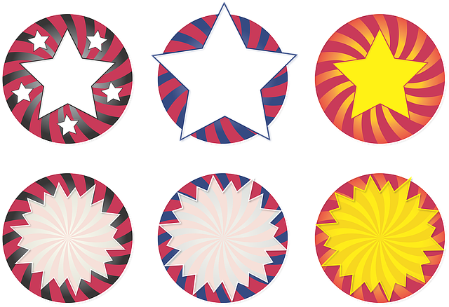 Free seal set star vector