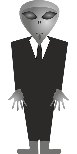 Free extraterrestrial alien alie vector