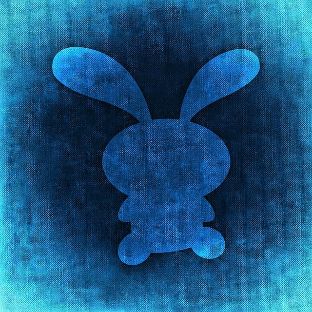 Free rabbit background fun illustration