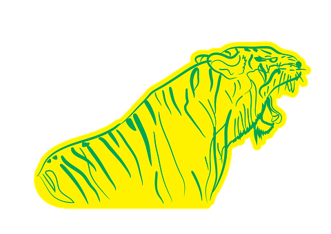 Free Tiger Roaring illustration and picture