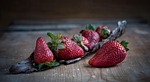 strawberries, red, ripe