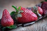 strawberries, red, ripe