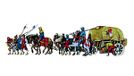 merchant pull, nuremberg, middle ages