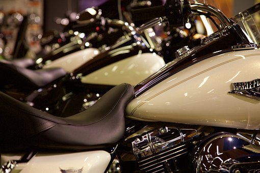 Motorcykel, Skinne, Harley Davidson