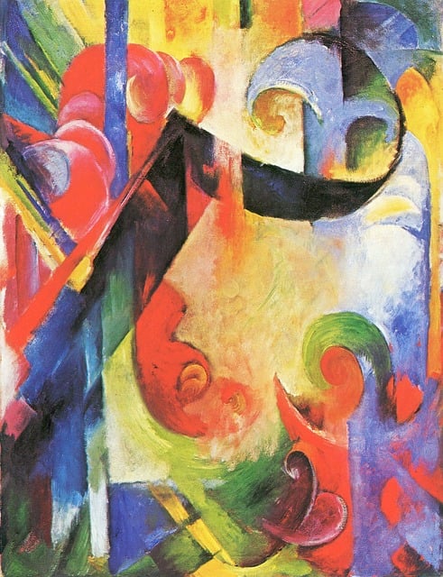Download free HD stock image of Painting Franz Marc Free painting franz marc abstract illustration